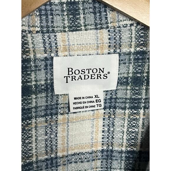 Boston Traders Plaid Flannel Shacket Men's Size XL - Picture 2 of 3